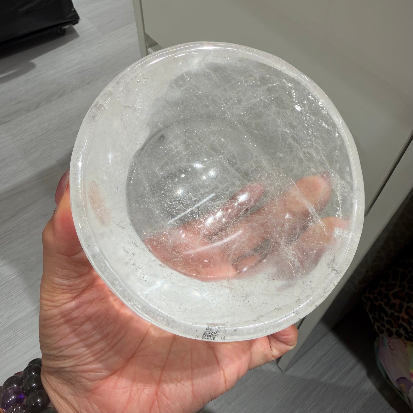 白水晶碗