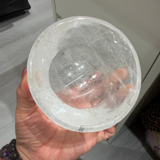 白水晶碗
